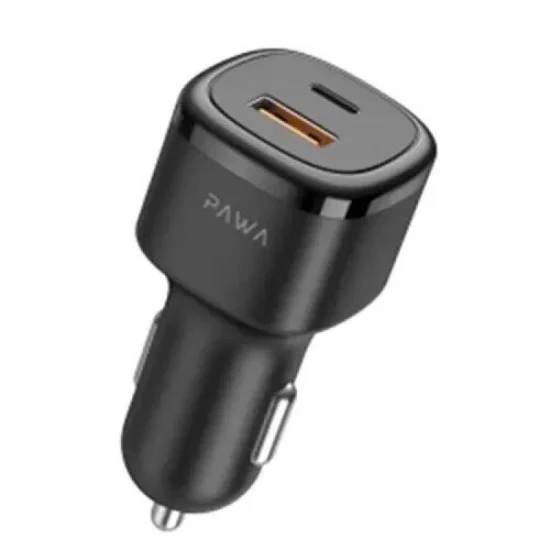 Pawa Solid Car Charger Pd 48W+ Qc